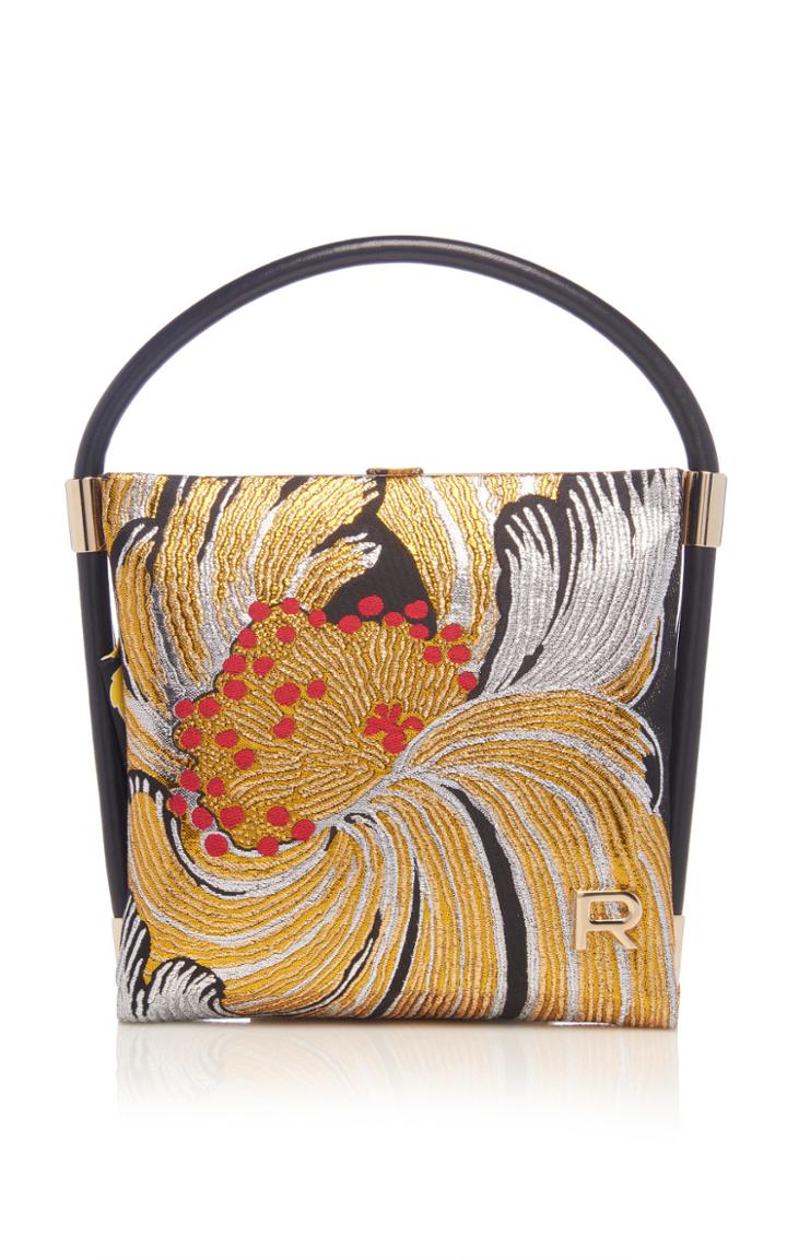 Rochas Silk Jacquard Femme Top Handle