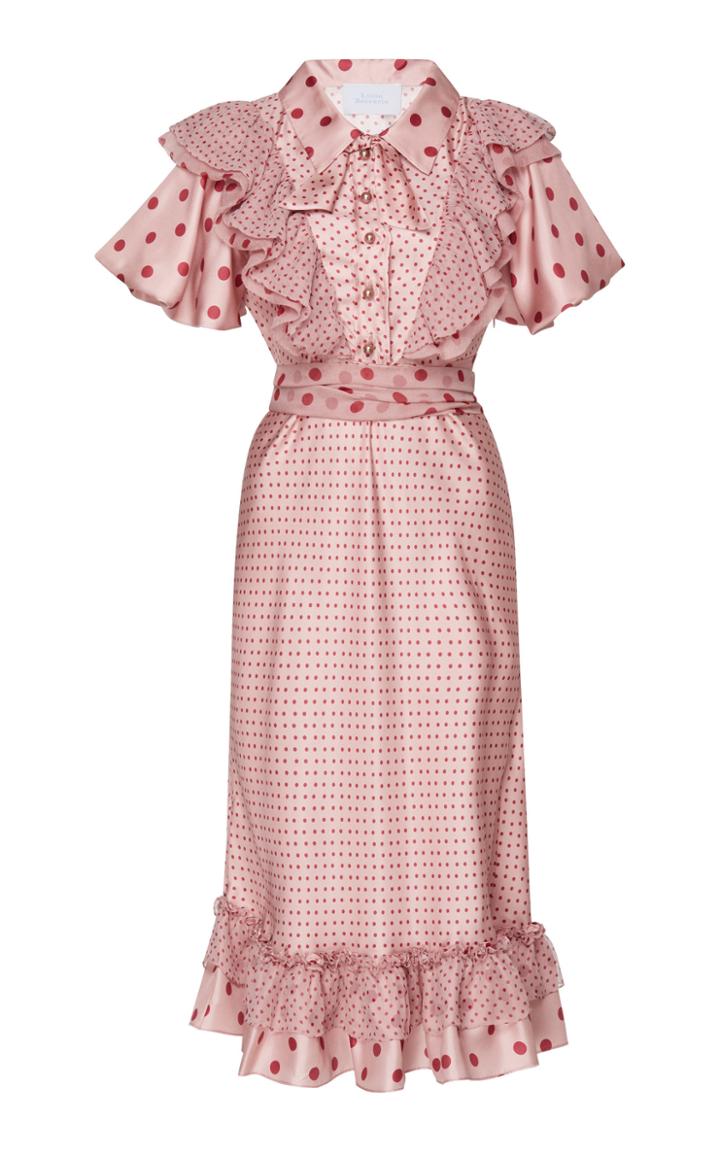 Luisa Beccaria Twill Printed Dress