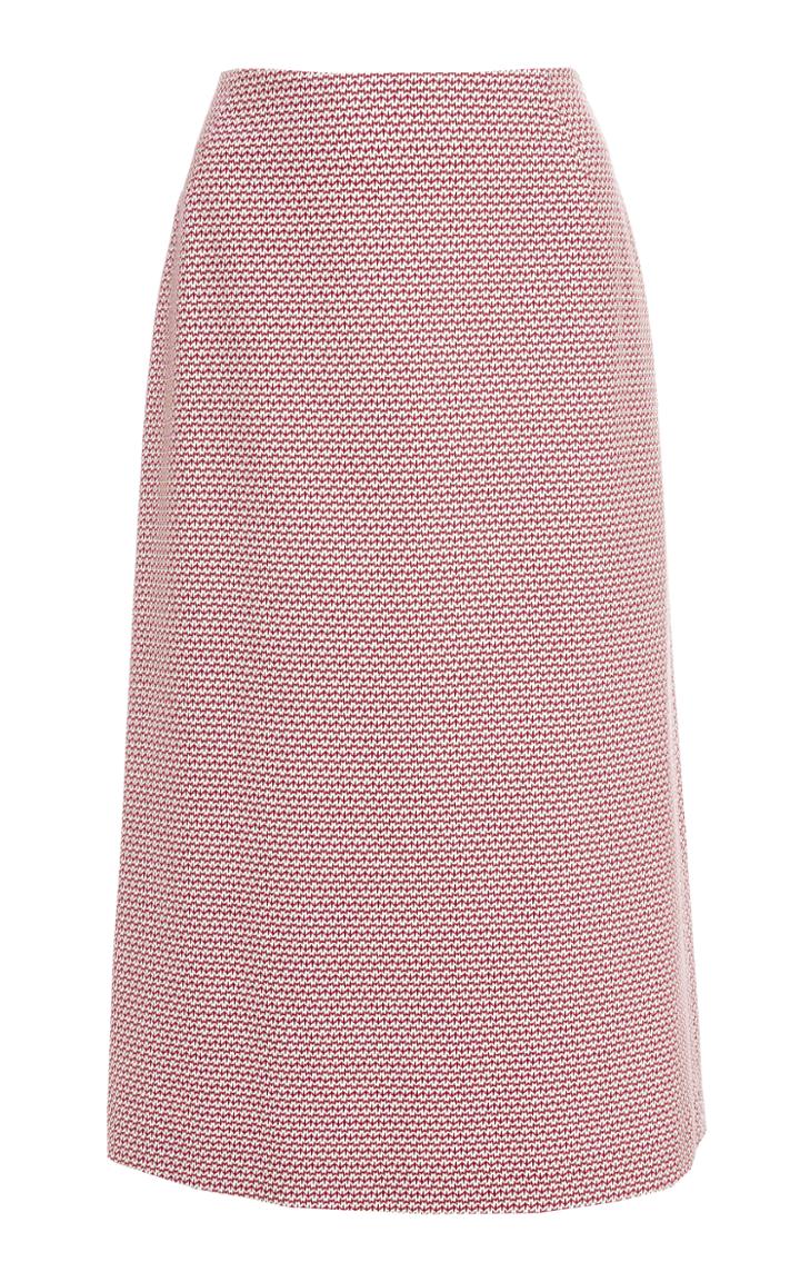 Laura Urbinati Zig Zag Cotton Skirt