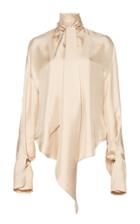 Petar Petrov Connor Tie-detailed Silk Blouse