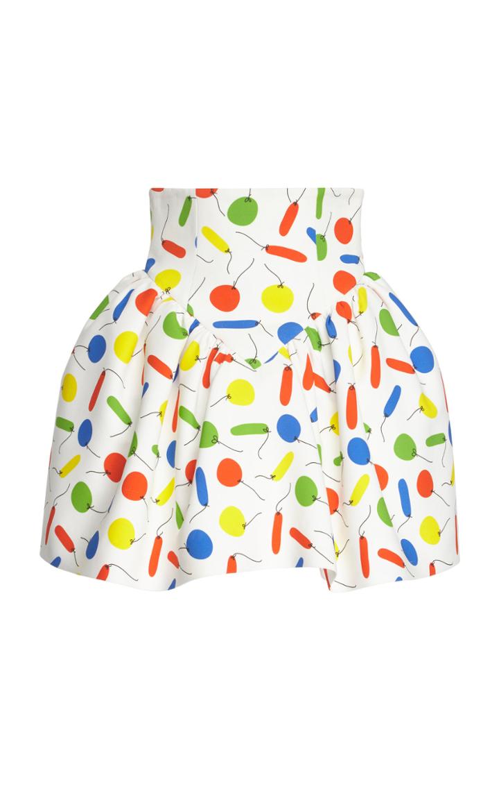 Christopher Kane Balloon Print Cupcake Skirt