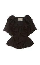 Soonil Gypso Ruffled Boucle Top