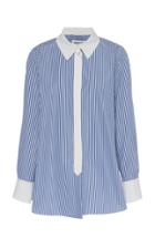 Partow Rosemary Striped Poplin Shirt