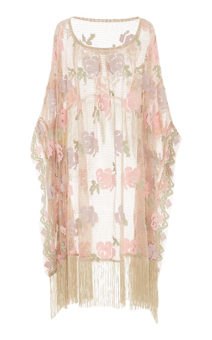 Anna Sui Crochet Lace Cape