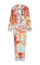 Emilio Pucci Perforated Silk Jumpsuit