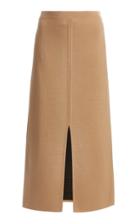 Moda Operandi Gabriela Hearst Hodgkins Two-tone Wool-cashmere Midi Skirt