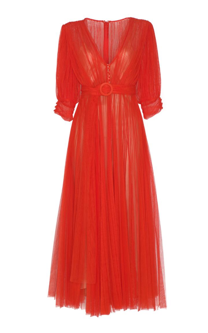 Maria Lucia Hohan Aminah Pleated Tulle Dress