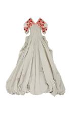 Zac Posen Embroidered Taffeta Gown