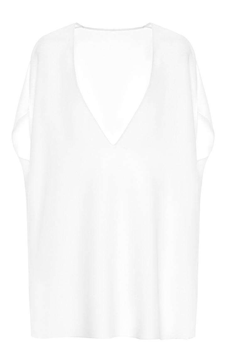 Moda Operandi Valentino V-neck Silk Top Size: 36