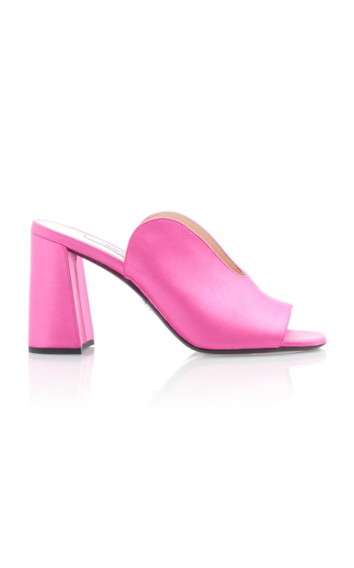 Prada Satin Mules