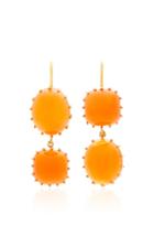 Renee Lewis Antique Cornelian Earrings