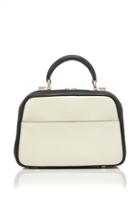 Valextra Serie S Mini Color Block Grained Leather Bag