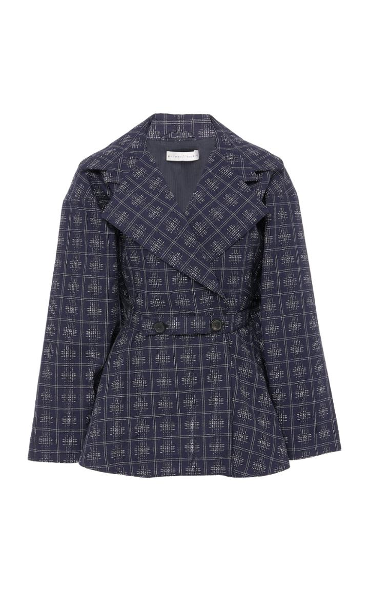 Palmer/harding Palmer//harding Carved Belted Printed Cotton Jacket