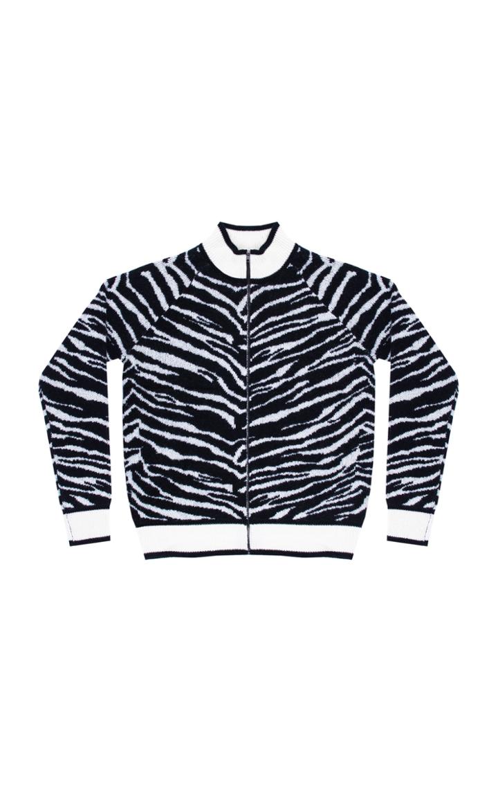 Madeleine Thompson Pongo Wool And Cashmere-blend Knit Bomber Jacket