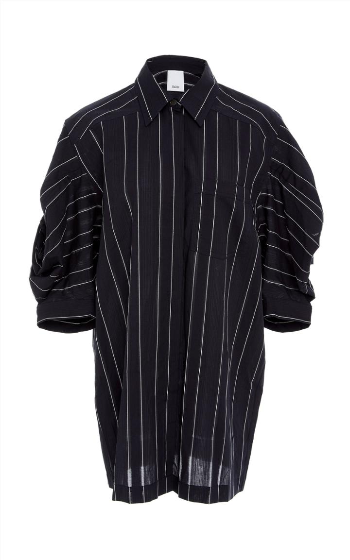 Acler Knightley Short Sleeve Cotton Top