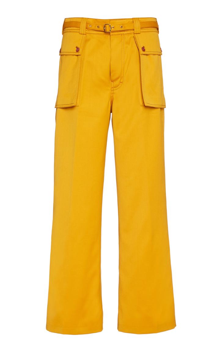 Sies Marjan Ragen Wool Flared Cargo Pants