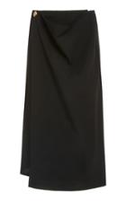 Bottega Veneta Wrap-detailed Wool Skirt
