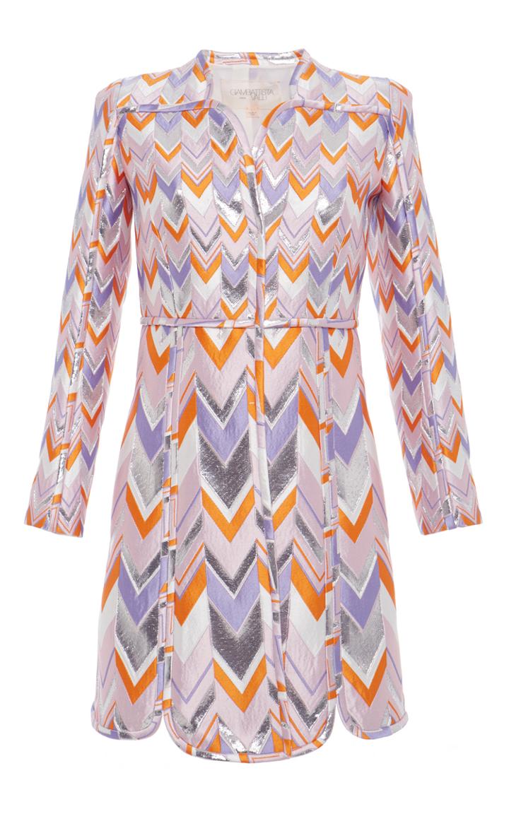 Giambattista Valli Long Sleeve Mini Dress