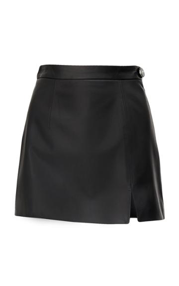 The Attico Soft Leather Mini Skirt