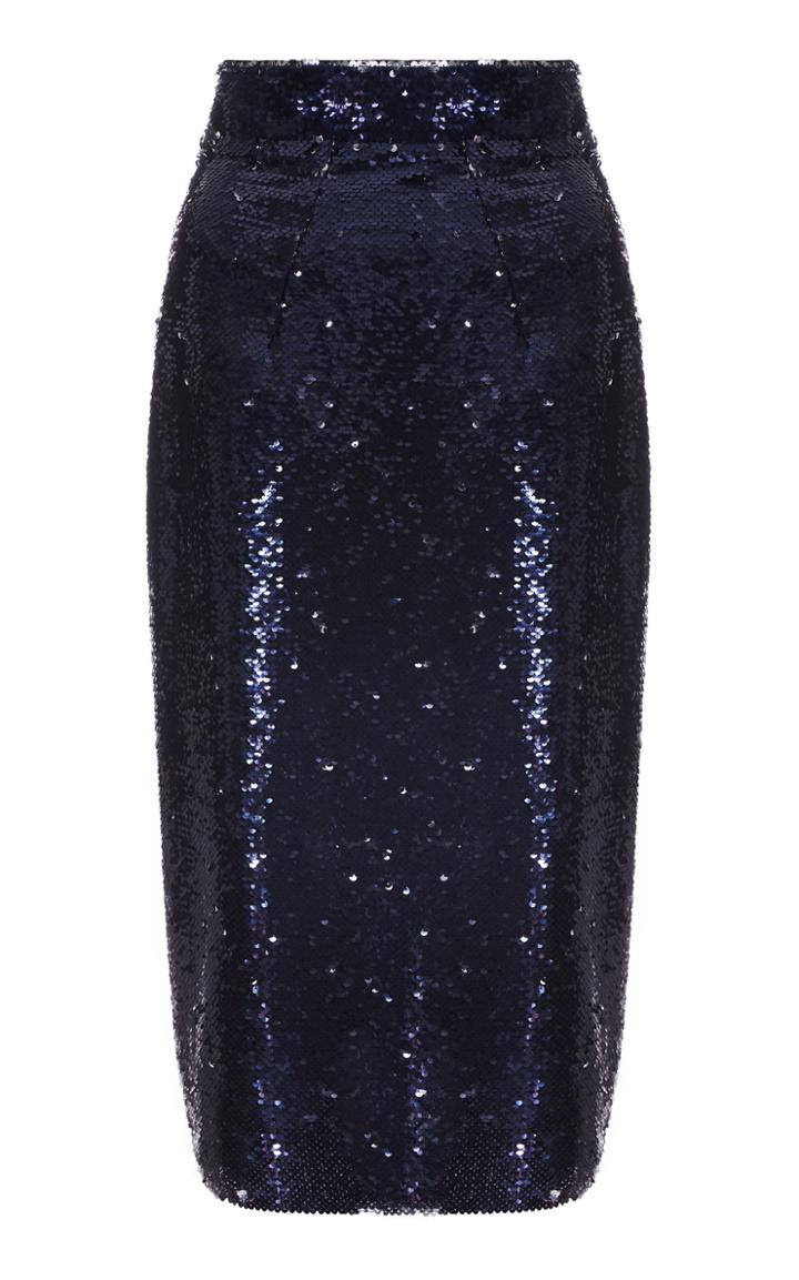 Safiyaa Hokoku Sequin Skirt