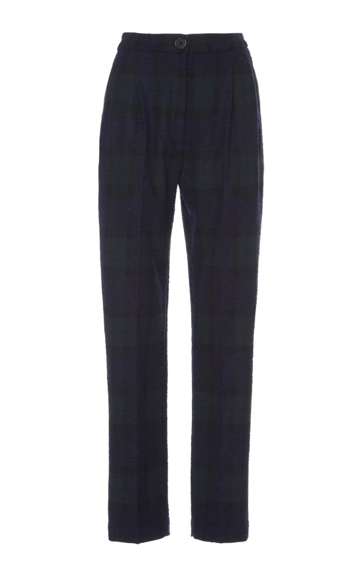 Rahul Mishra Tubas Plaid Trouser