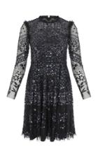 Needle & Thread Aurora Sequin-embellished Tulle Mini Dress