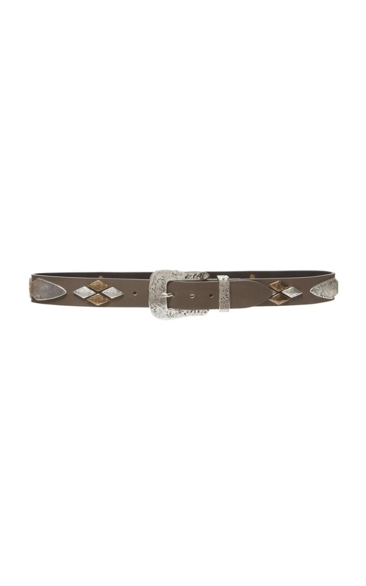 Isabel Marant Dern Embellished Leather Belt