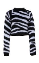 Paco Rabanne Zebra Mohair-blend Sweater