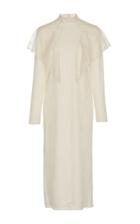 Ryan Roche Ruffled Lace Dress