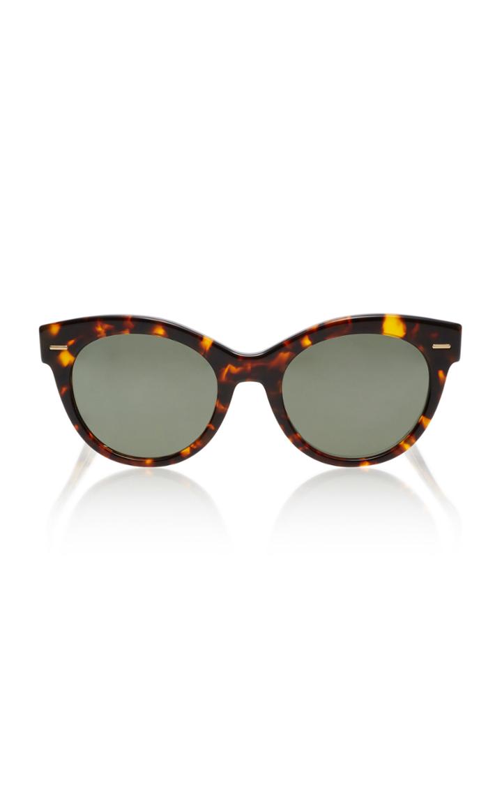 Oliver Peoples The Row Georgica Polarized Oversized Cat-eye Sunglasses