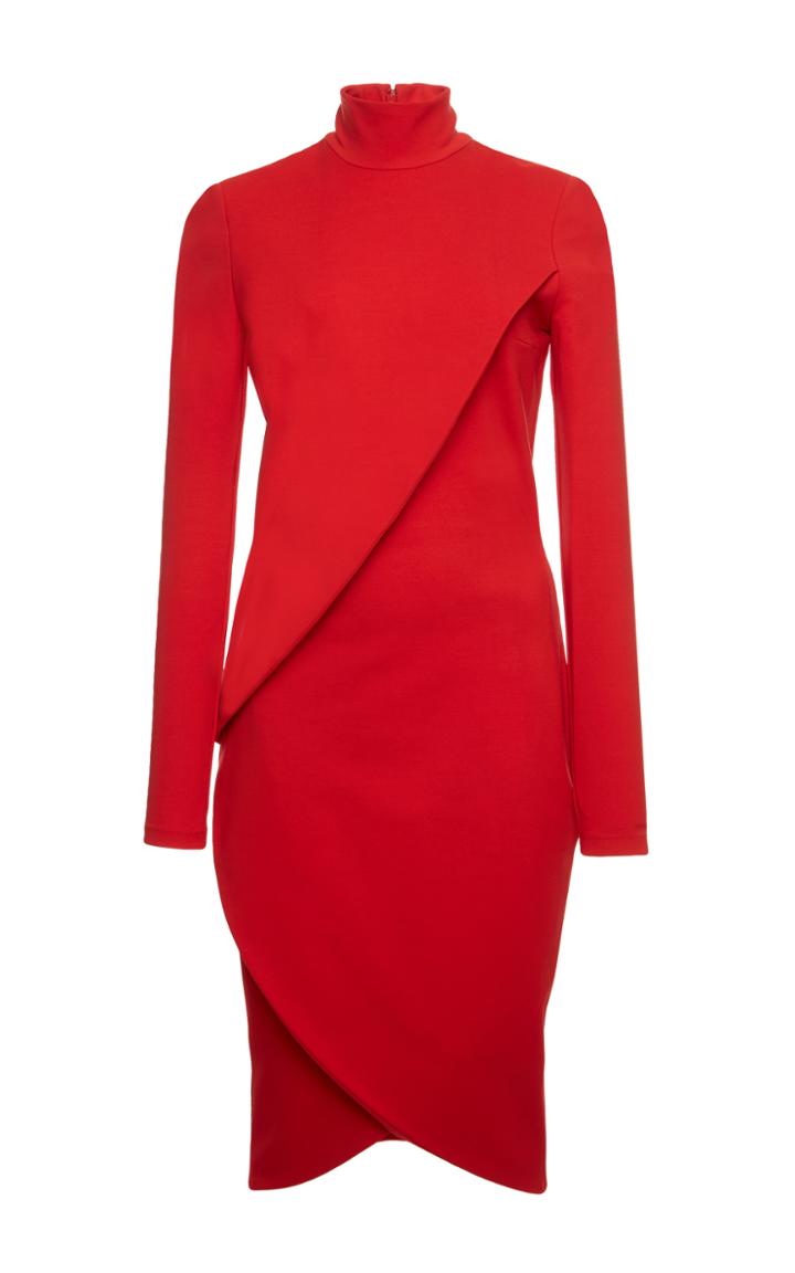 Givenchy Matte Heavy Crepe Jersey Dress
