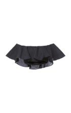 Zayan The Label Ruffle Organza Crop