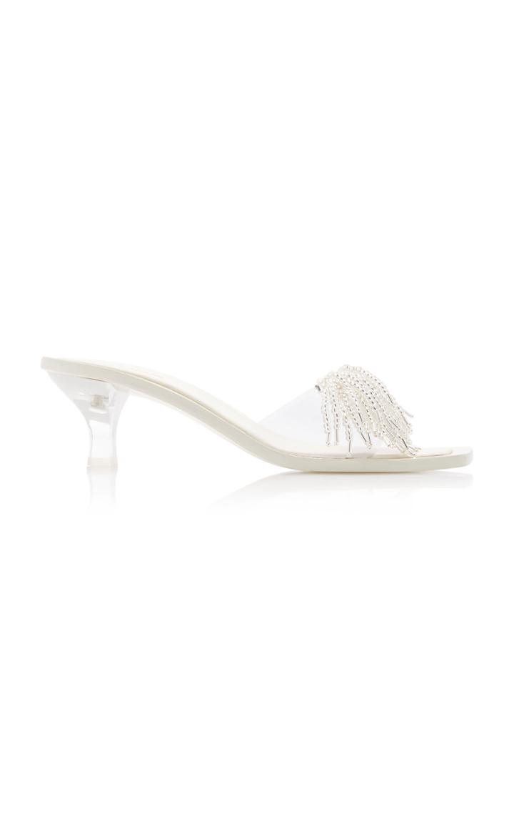 Cult Gaia Uma Beaded Leather Sandals