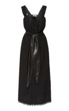Moda Operandi Nanushka Rita Knit Fray Hem Midi Dress Size: S