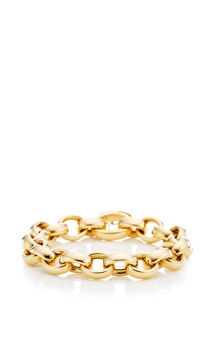 Monica Rich Kosann 18k Yellow Gold Rosalind Link Bracelet