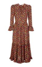 La Doublej Visconti Ruffle-tiered Midi Dress