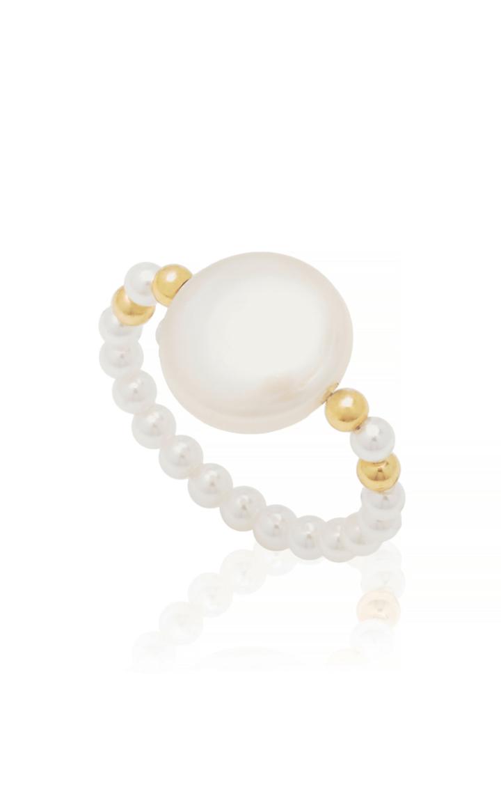 Moda Operandi Anissa Kermiche Caviar Pebble Ring Size: 5.5