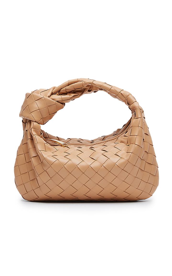 Bottega Veneta Mini Jodie Intrecciato Leather Top Handle Bag