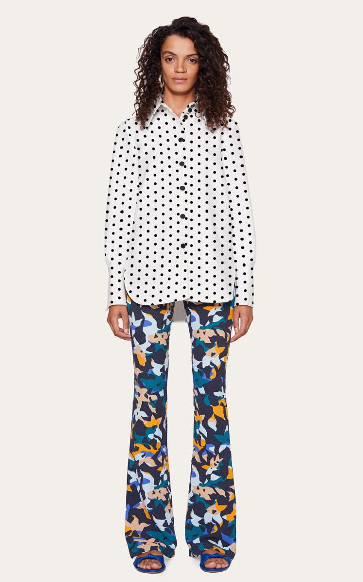 Moda Operandi Stine Goya James Polka Dot Shirt Size: Xxs