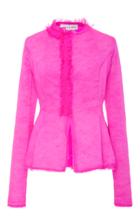 Emilio De La Morena Esme Fitted Ruffle Jacket