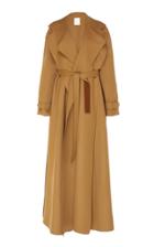 Maison Rabih Kayrouz Wool Floor Length Trench Coat