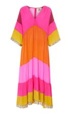 Figue Fiona Sequin-embellished Silk-crepe Midi Dress