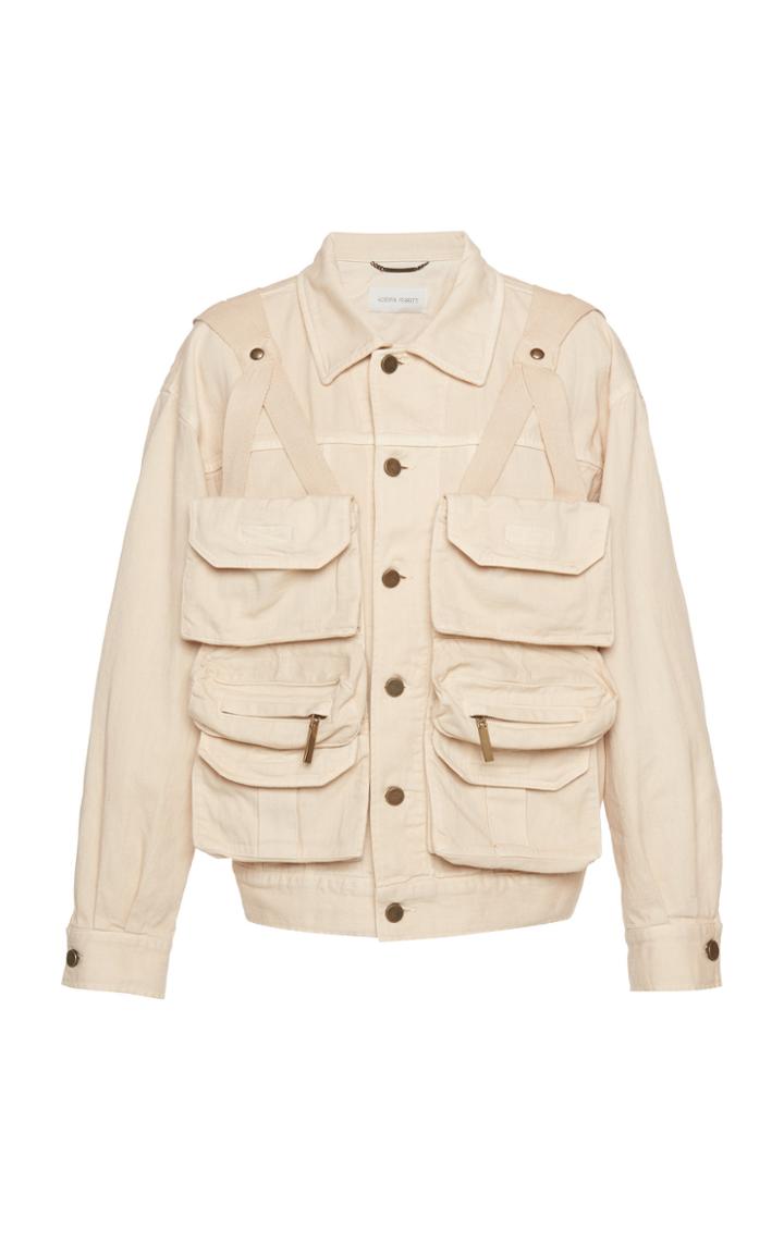 Alberta Ferretti Pocketed Denim Jacket