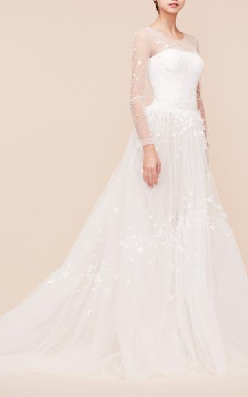 Georges Hobeika Bridal Long Sleeve A-line Gown