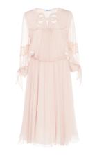Blumarine Embroidered Bow Dress