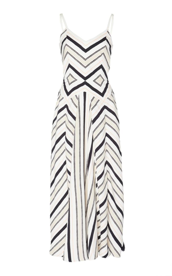 Noon By Noor Gilbert Printed Crepe Panelled Dress