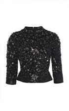 Jenny Packham Angele Embellished-sequin Blouse