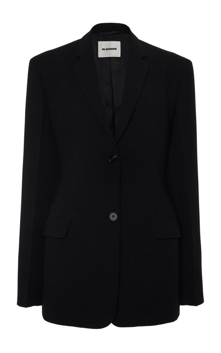 Moda Operandi Jil Sander Oversized Wool Blazer