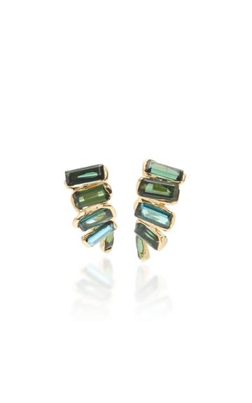 Kika Alvarenga Kaxinawa 18k Gold And Tourmaline Earrings
