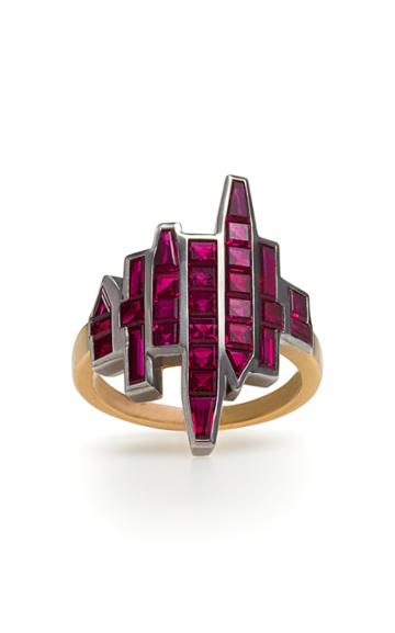 Jessica Mccormack Ruby New York Reflection Ring